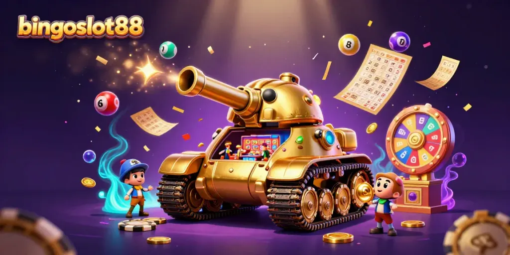 Rasakan keseruan bingoslot88 dengan permainan unik dan elemen menghibur dalam ilustrasi 3D yang menakjubkan.