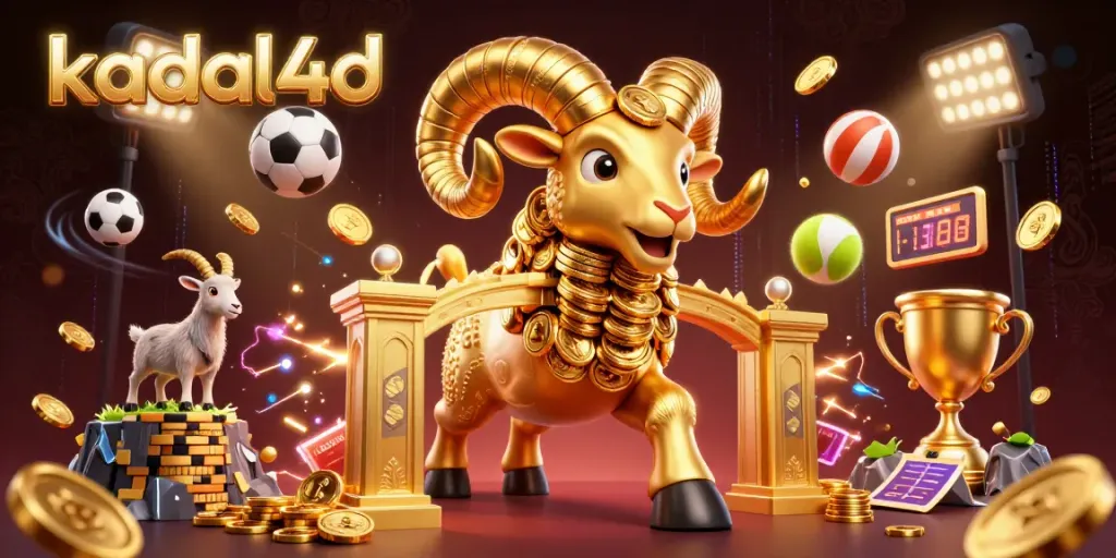 Experience thrilling action with kadal4d as the golden ram charges through the casino gateway, surrounded by dynamic game elements.