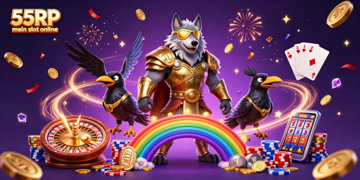 Experience excitement with 55RP main slot online featuring dynamic casino elements and legendary characters.