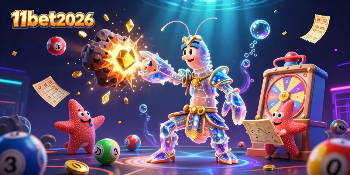 Experience the thrill of 11bet2026 with colorful lottery balls and a galactic theme.