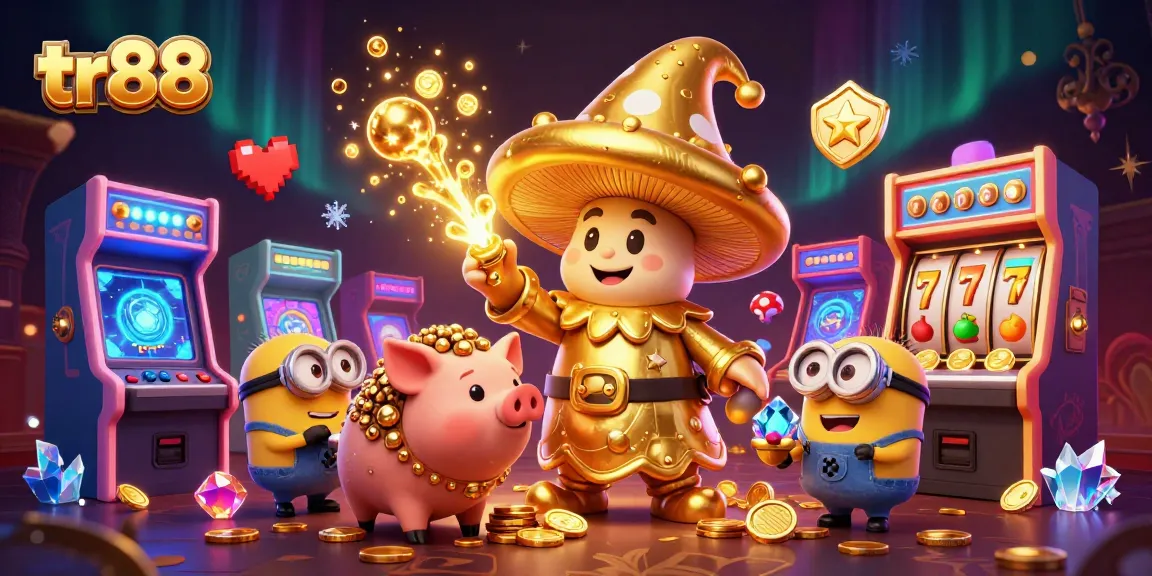 tr88: Play and win with a magical wizard amid animated slot games and treasures