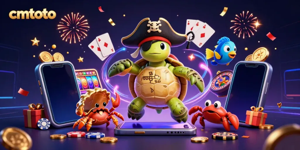Slot game aksi dengan cmtoto, menampilkan karakter pizzazz dan elemen kasino yang dinamis