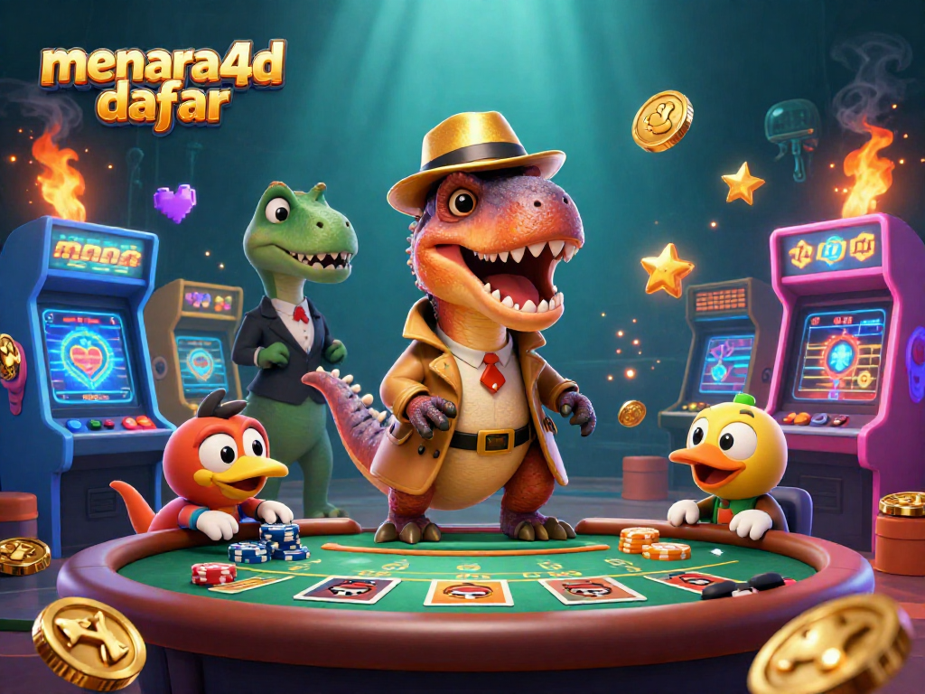 Menara4d daftar: Cara bermain blackjack dengan karakter unik dalam gambar 3D menarik.