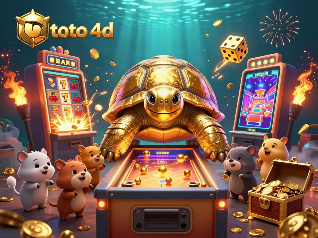 Menangkan toto 4d dengan ilustrasi digital 3D penuh warna dan detail yang memukau.
