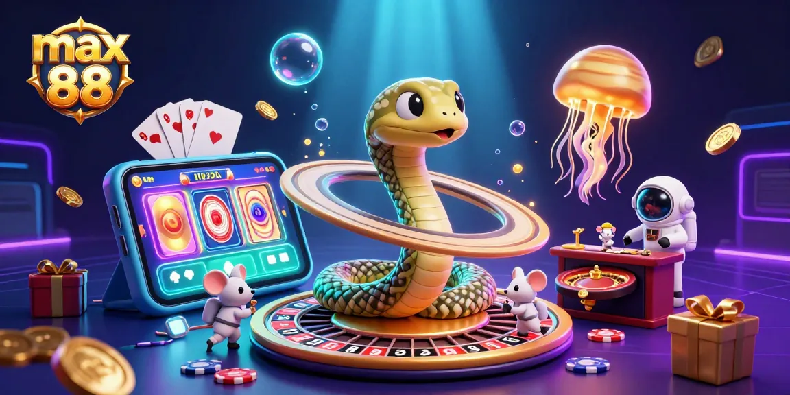 Experience thrilling action with max 88 while betting on a cosmic roulette wheel in a vibrant casino universe.