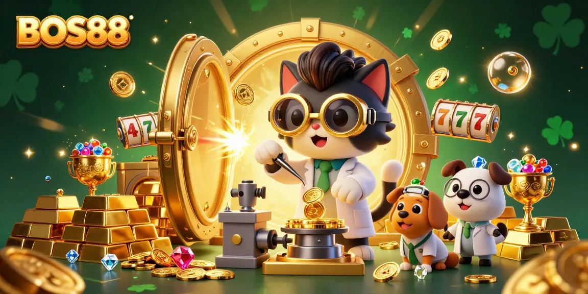 Bermain di BOS88 dengan slot online, harta karun, dan gemerlap uang di lab yang fantastis.
