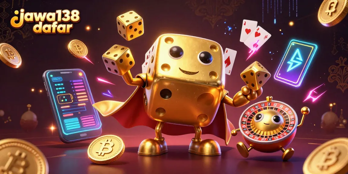 Play lucky games with jawa138 daftar featuring dynamic golden dice and crypto elements.