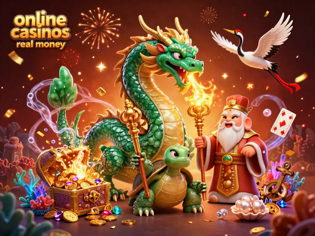 Engage with top online casinos real money through a visually stimulating 3D illustration featuring vibrant gaming elements.