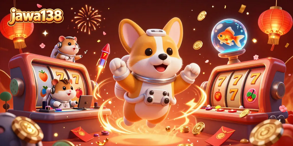 Jawa138 menyajikan momen kasino luar angkasa dengan corgi astronot yang beraksi.