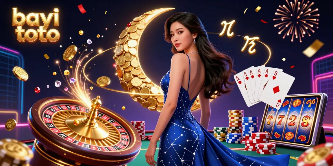 Experience exhilarating games at bayi toto with glamorous casino elements and vibrant visuals.