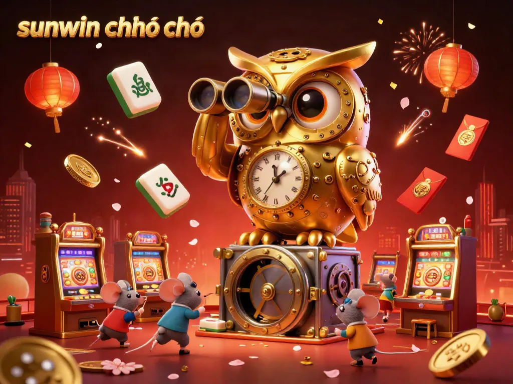 Experience gaming excitement with sunwin chính chủ in a vibrant 3D casino scene.