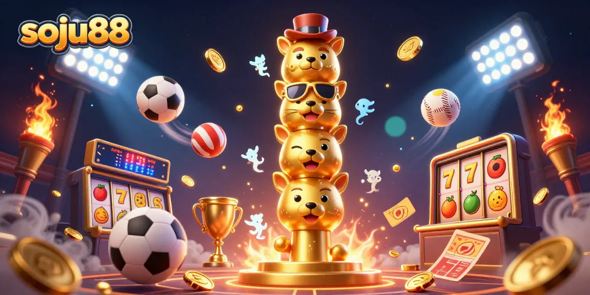 Engage with soju88 by celebrating wins with dynamic sports and casino elements in a vibrant scene.