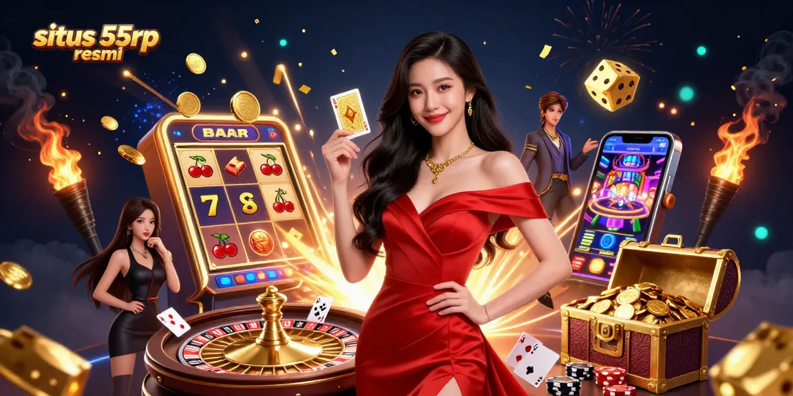 Experience the thrill of opportunities at situs 55rp resmi with vibrant casino-themed visuals and engaging gameplay elements.