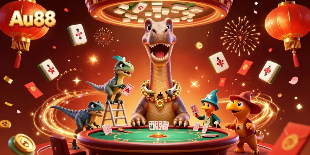Experience vibrant gameplay excitement at Au88 with iconic characters and magical casino elements.