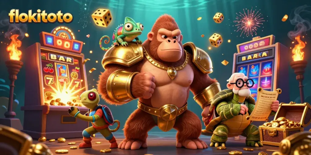 Experience the thrill of winning at flokitoto with exciting slot machines and vibrant characters.