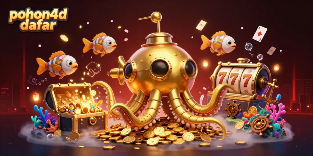 Engage with pohon4d daftar through an exciting underwater casino adventure.