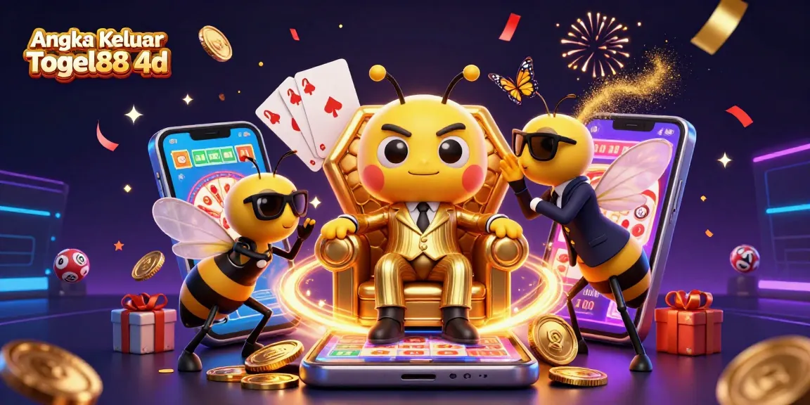 Explore Angka Keluar Togel88 4d with vibrant lottery scene featuring characters and game elements