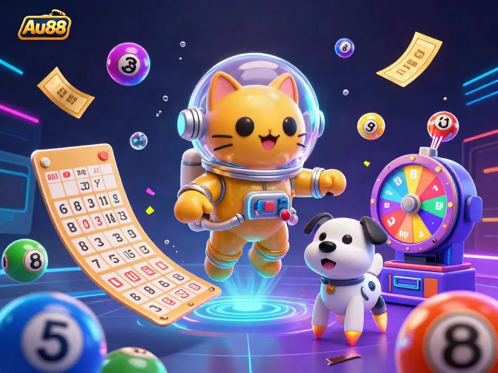 Engage with the vibrant gaming experience at Au88 featuring energetic lottery elements.