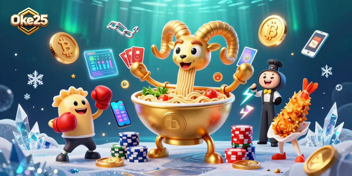 Merayakan kemenangan di Oke25 dengan karakter kasino 3D yang mengesankan dan elemen permainan menarik.
