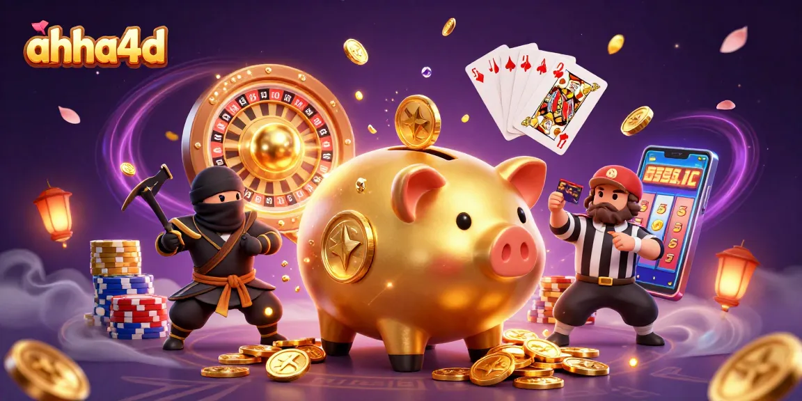 Dominasi permainan kasino dengan ahha4d, menghadirkan pesona piggy bank sumo emas dan elemen menakjubkan lainnya.
