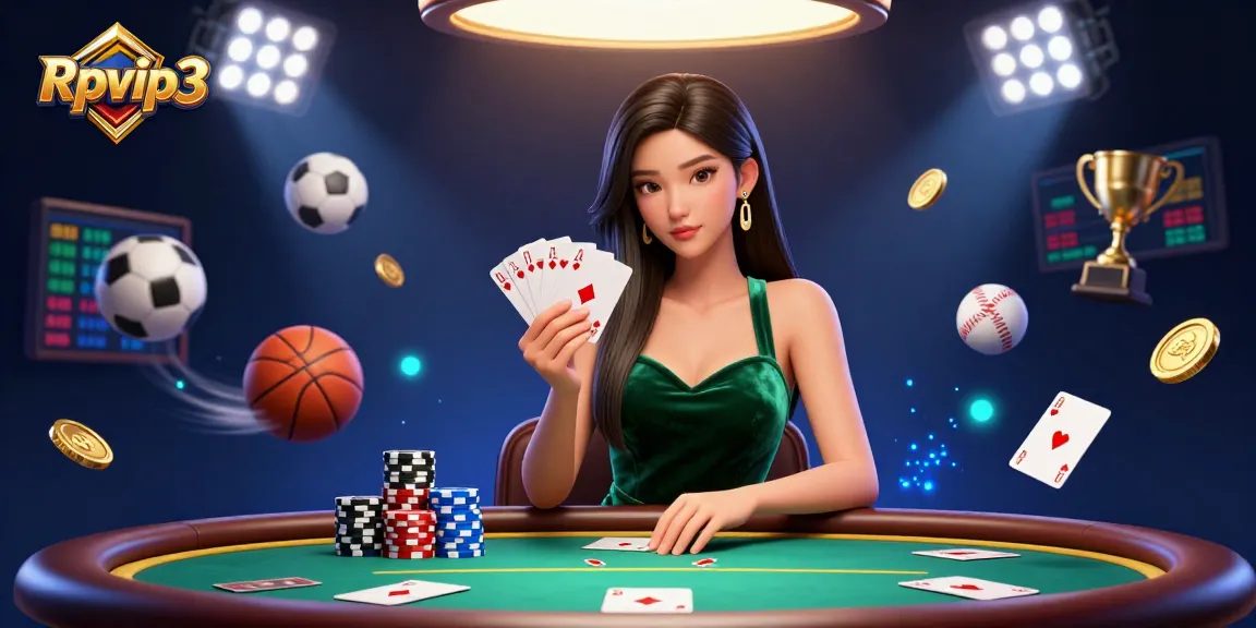 Rasakan permainan yang mendebarkan di Rpvip3 dengan adegan poker yang elegan dan elemen taruhan yang dinamis.