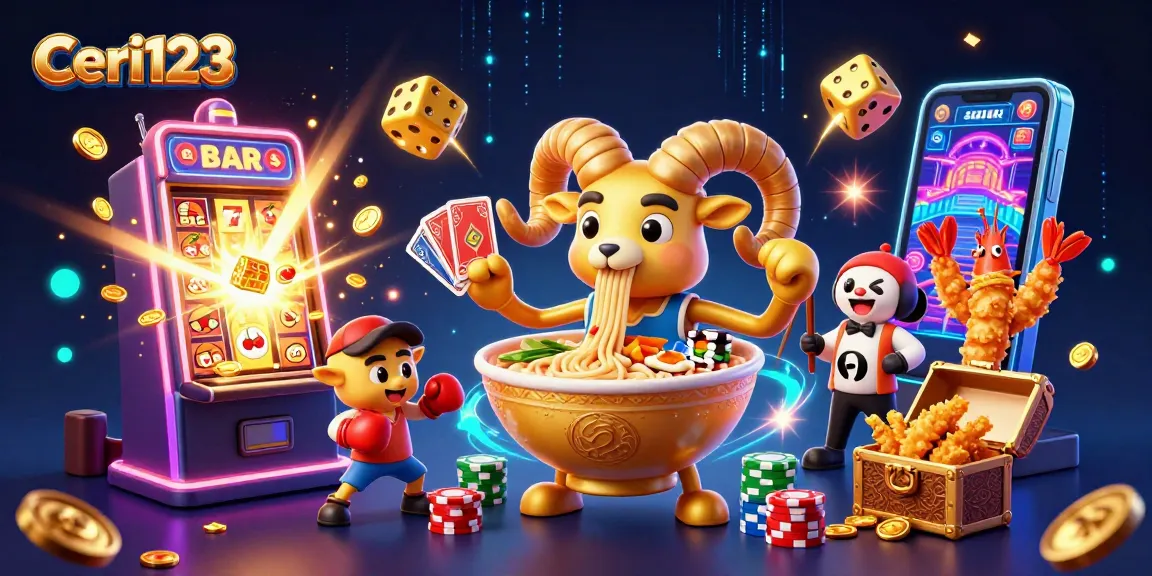 Enhance your chances with Ceri123's thrilling slots and casino games, featuring vibrant characters and dynamic action.