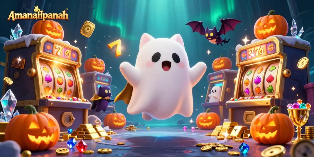 Mainkan slot gacor di amanahpanah dengan harta karun menyerupai kucing hantu yang bersinar di kasino.