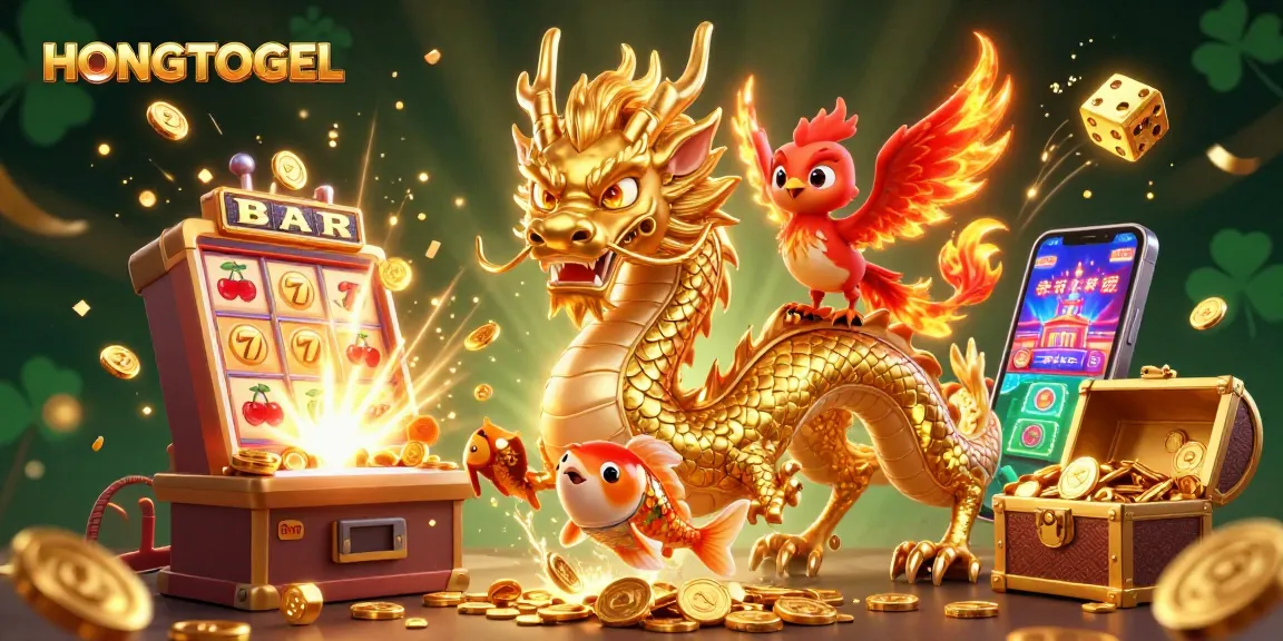Menghadirkan HONGTOGEL, permainan slot dengan naga emas dan ikan koi melempar koin untuk kemenangan besar.