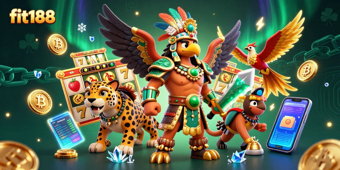 Fit188 menampilkan permainan slot dengan simbol buah dan jackpot, menciptakan suasana menegangkan.