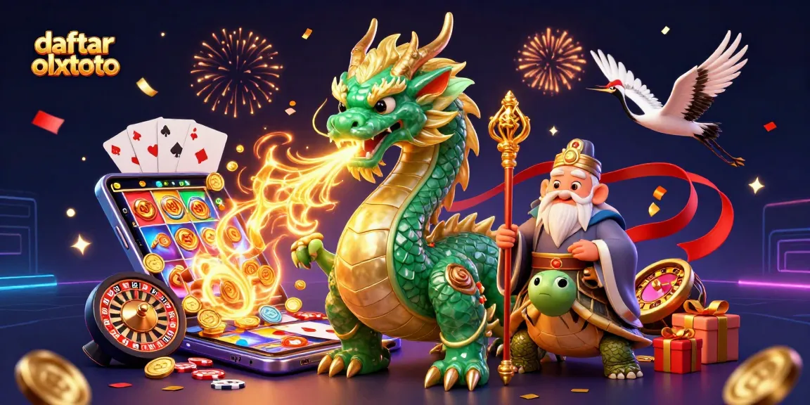 Mengambil tindakan strategis dengan daftar olxtoto, ilustrasi menarik untuk permainan kasino dan slot yang meriah.