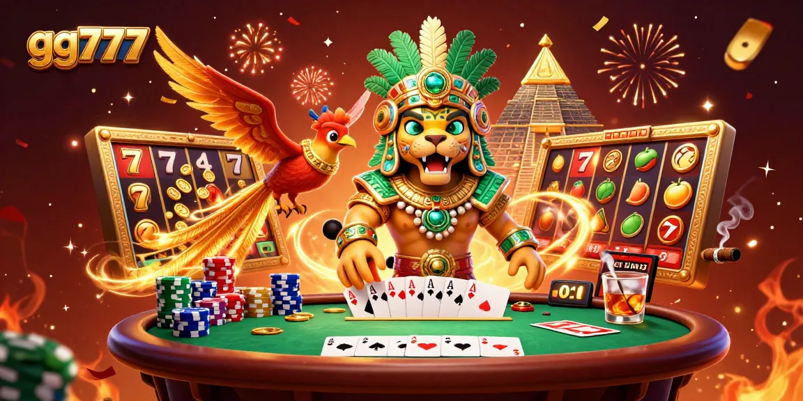Menangkan jackpot di gg777 dengan mesin slot yang menampilkan simbol buah dan lucky 7s.